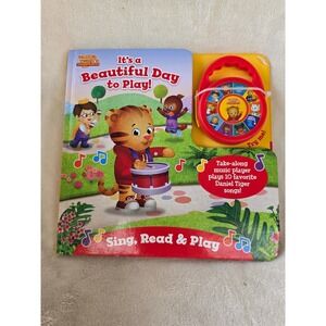 Daniel Tiger It's a Beautiful Day to Play Board Book with Music Player 10 Songs